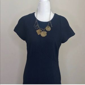 BANANA REPUBLIC Navy Blue Dress, size 8